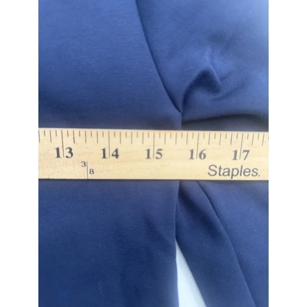 Tory Burch Sport Pullover Navy 3/4 Zip Knit Long Sleeve XS